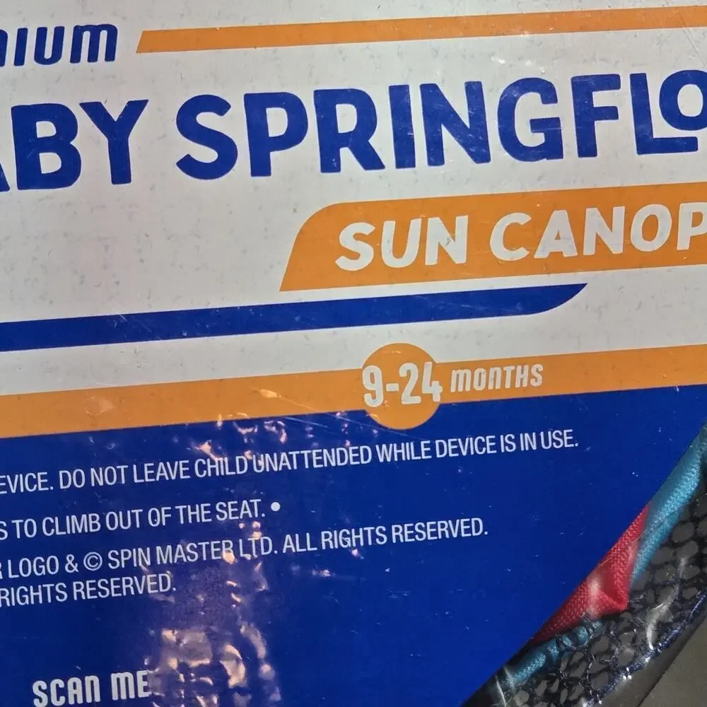 Swimways Premium Baby Springfloat W Sun Canopy 9-24 months Pack & Go Unopened NW